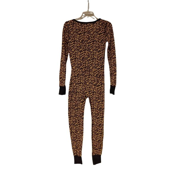 Victoria's Secret Pink Long Jane One Piece Leopard Loungewear PJs S/P - Picture 6 of 11